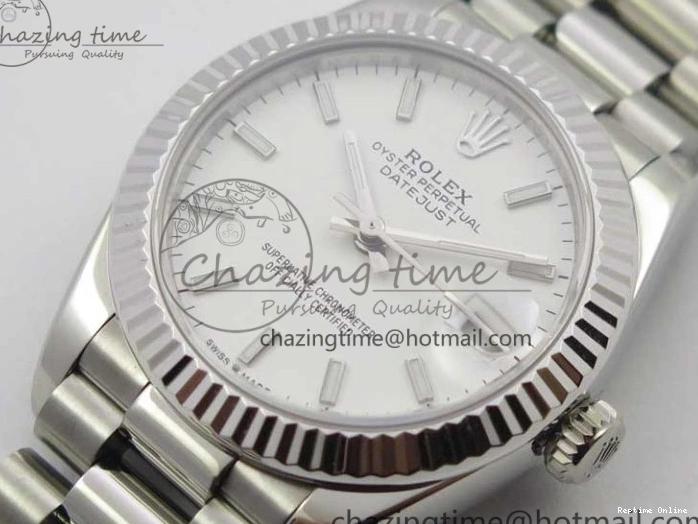 0215 Lightweight Datejust 31mm 278275 SS BP Maker Best Edition White Stick Markers Dial on SS President Bracelet 3100